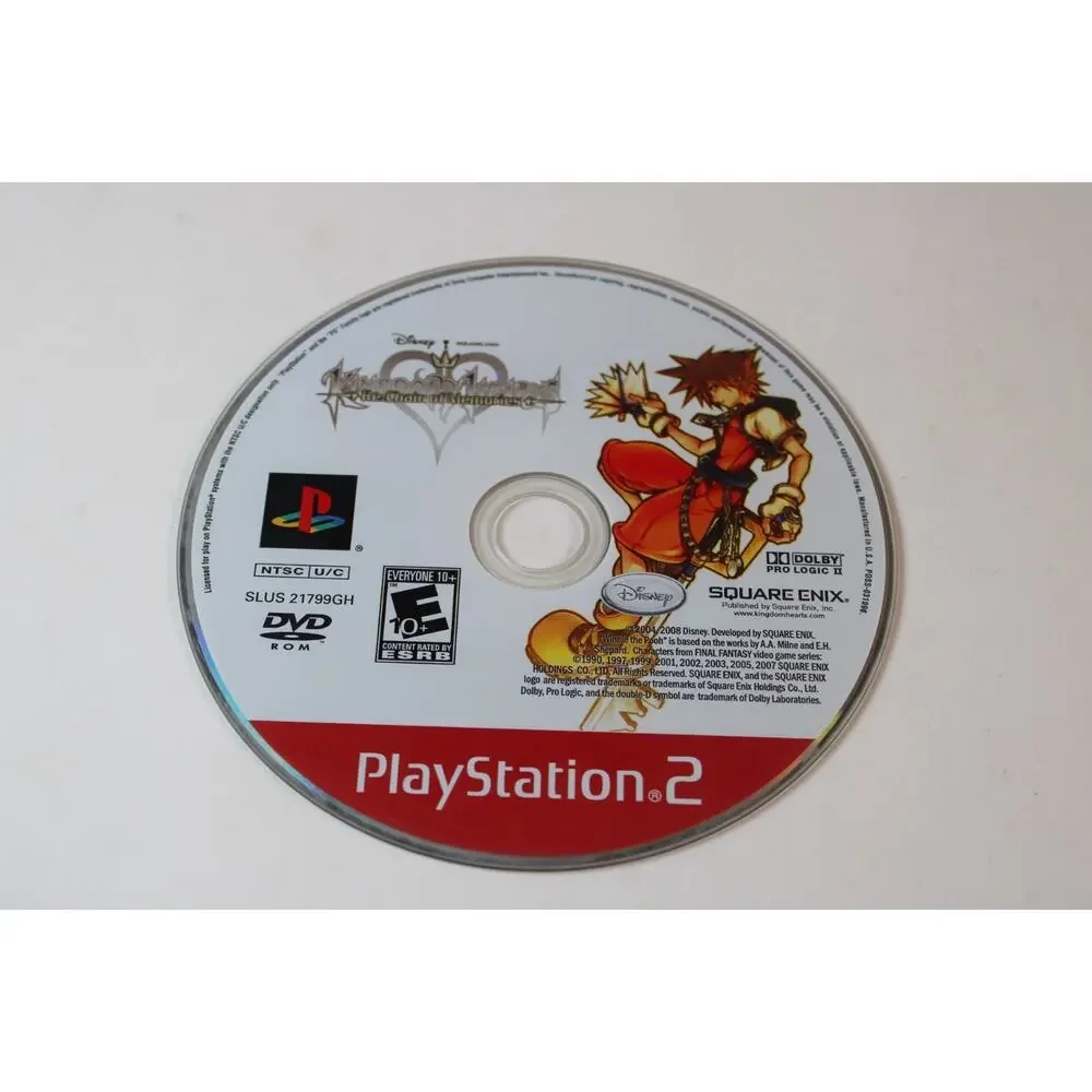 Kingdom Hearts RE Chain of Memories (Sony PlayStation 2, PS2) Disc Only, Tested